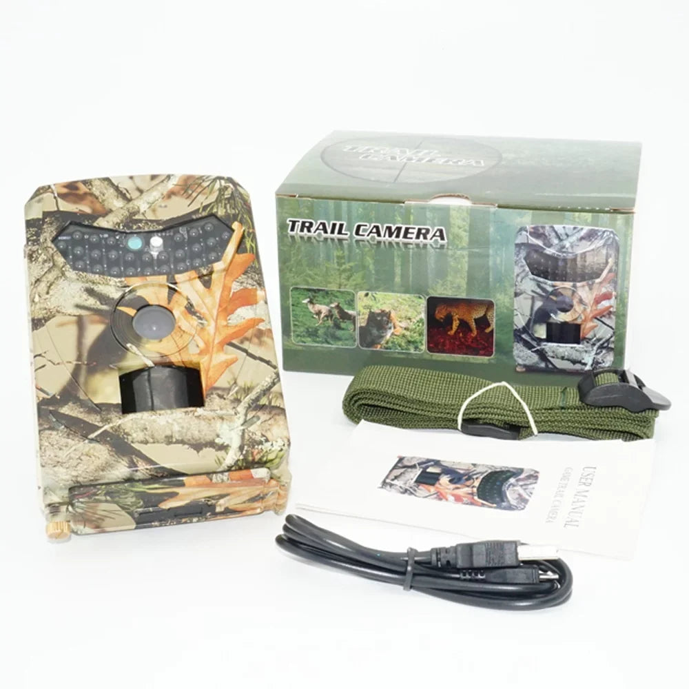1080P 12MP Digital Waterproof Trail Camera Infrared Night Vision Cam or Wildlife Monitoring and Farm