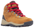 Columbia Newton Ridge Amped Waterproof Hiking Boots for Ladies - Elk/Mountain Red - 10W