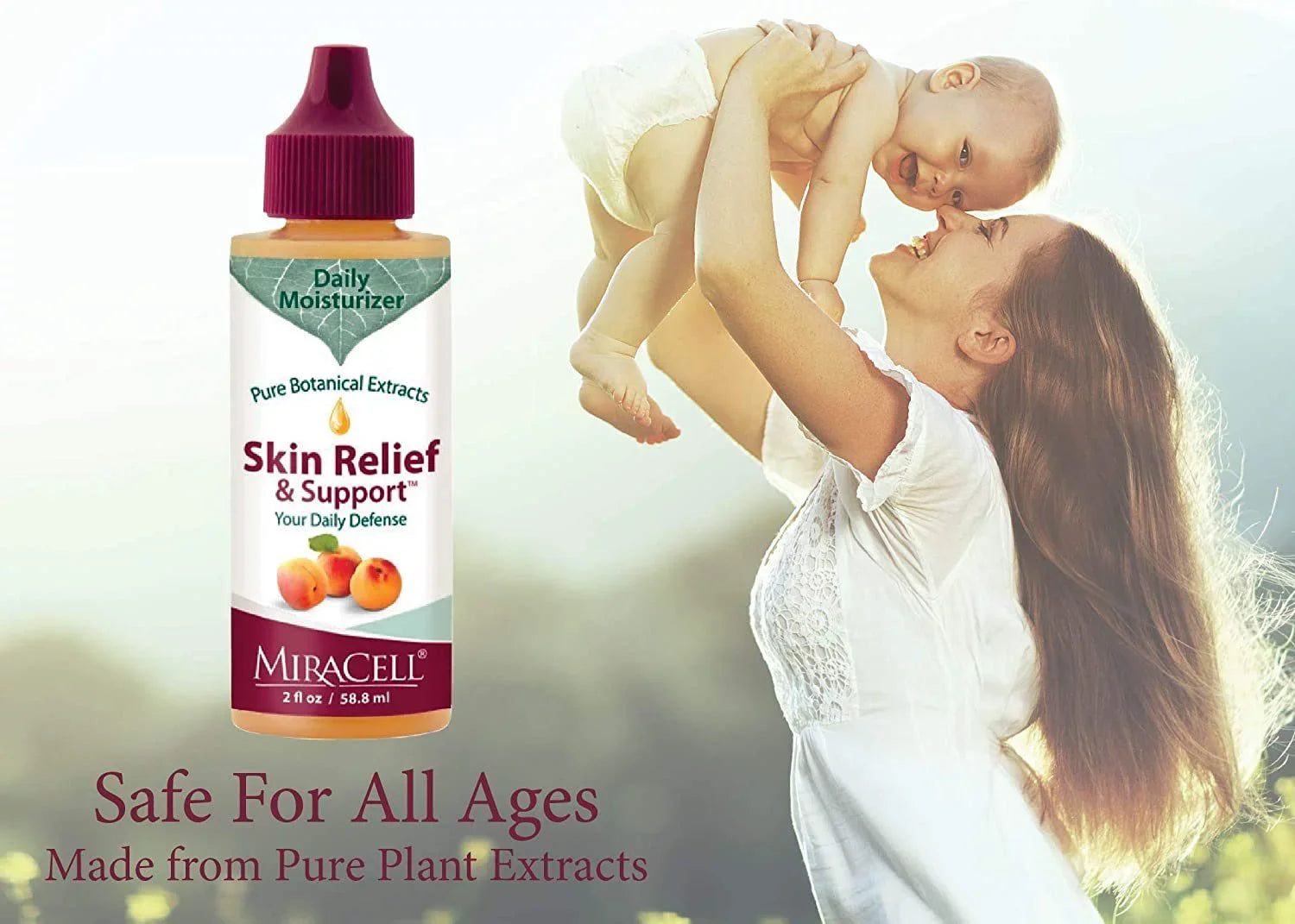 MiraCell - Skin Relief & Support (2 oz.) Daily Mosturizing Body Oil