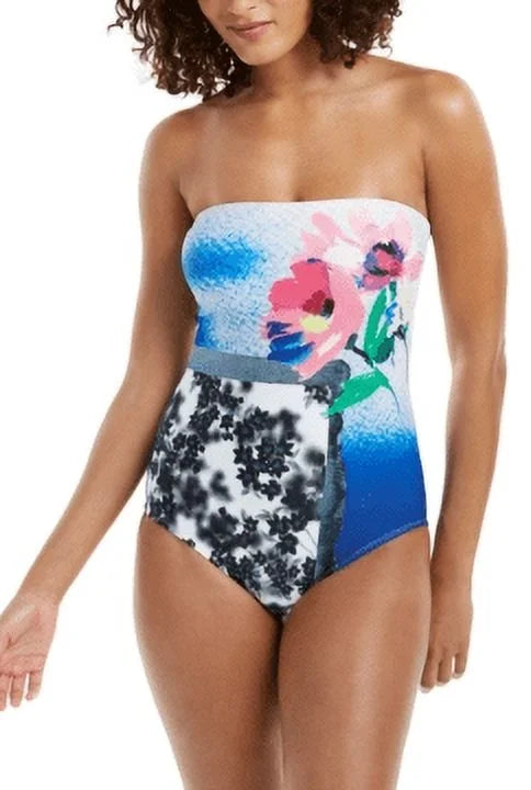 Calvin Klein     Bandeau One-Piece Swimsuit,  16