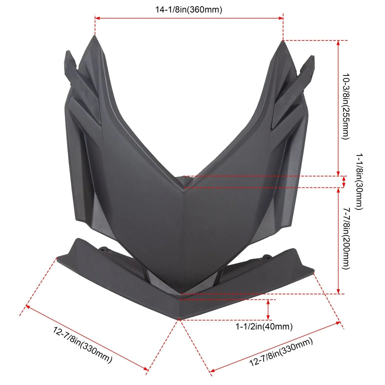 Teledu Front Upper Storage Cargo Bin Cover Deflector Lid For Sea-Doo Spark