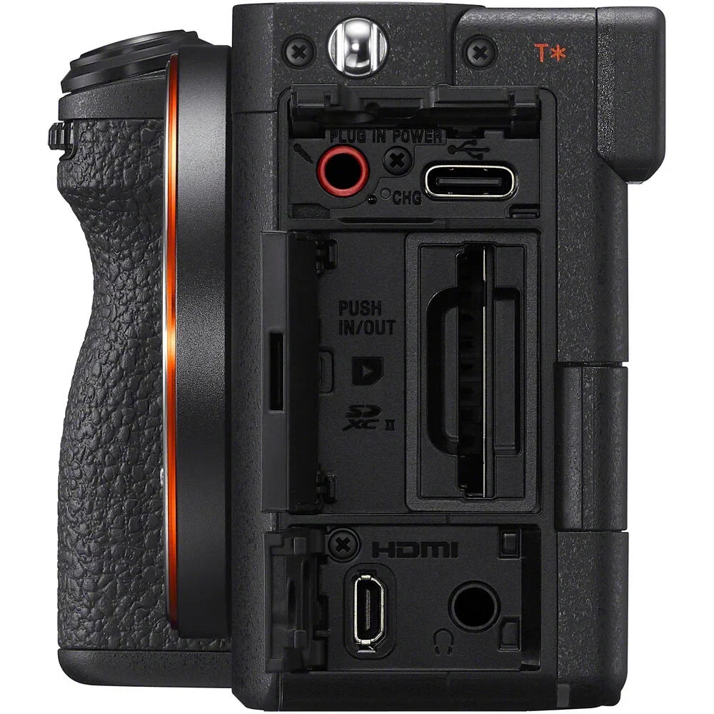 Sony a7C  Full Frame Mirrorless Camera Body with 28-60mm F4-5.6 Lens Black -7CM2L/B Bundle with Deco Gear Photography Bag Case + Extra Battery + Charger + Tripod + Software Kit & Accessories