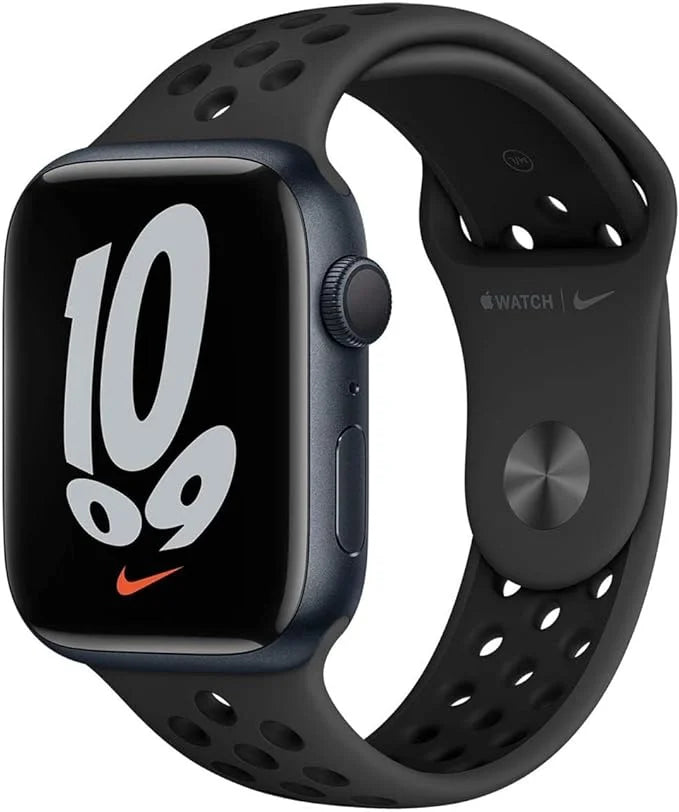 Pre-Owned Apple Watch Nike Series 7  45MM - Midnight Alum Case Anthracite/Black Band (Fair)