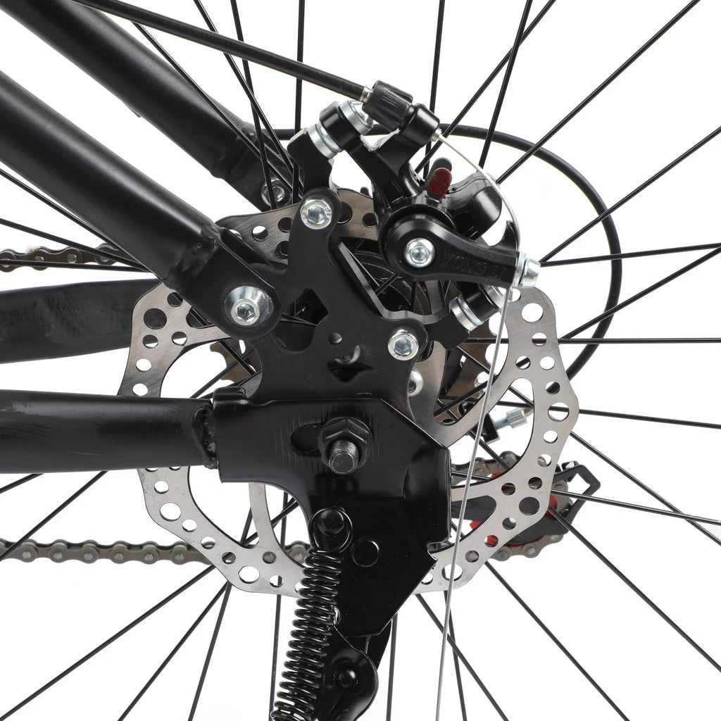 Unisex Adult Mountain Bike 27.5" Wheels Cycling Adults Mountain Bike 21 Speed Bicycle+Bike Lock+Air Pump
