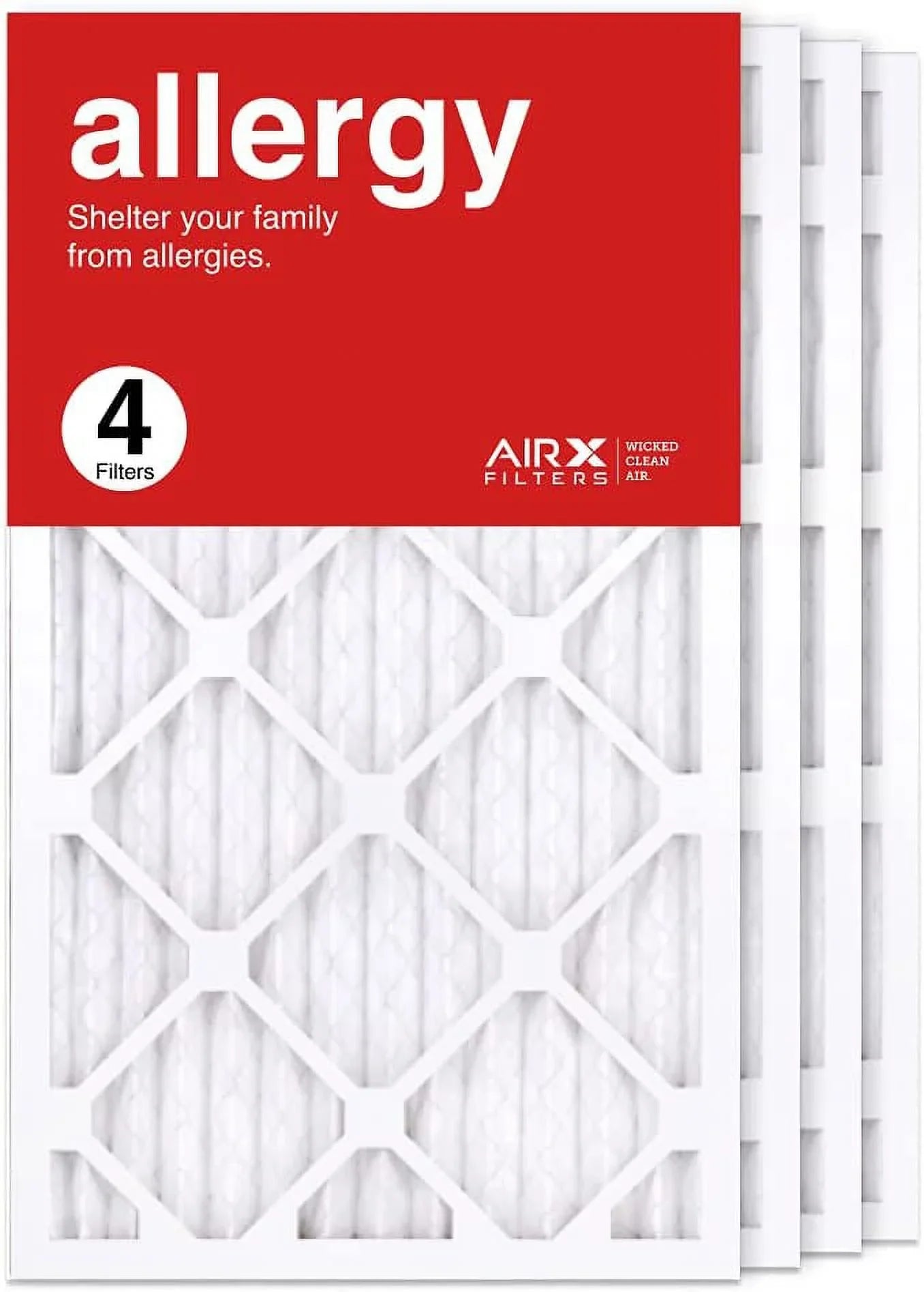 14x25x1 AIRx  Air Filter, 4-Pack