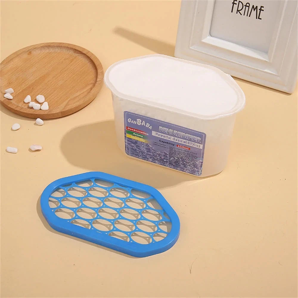 5pc 500ml Dehumidifier Internal Moisture-Proof Mold Remover Moisture-Absorbing Moisture-Proof Dehumidifier Wardrobe Room Desiccant Moisture Absorption Box