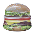 Inflatable Brown Cheeseburger Deluxe Island Swimming Pool Float 60-Inch