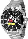 Invicta Men's Disney Mickey Mouse Black Yellow Dial limited Edition Stainless Steel Quartz Watch