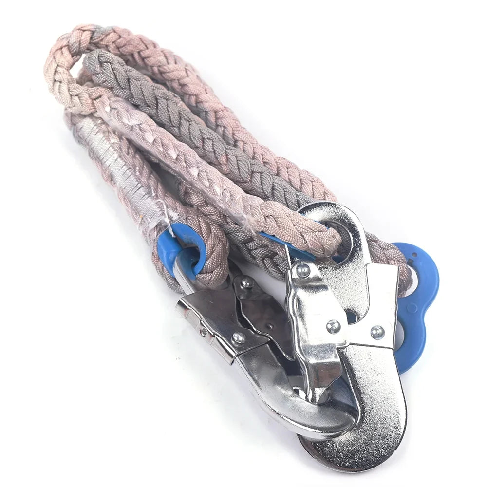 Tree Climbing Spikes Set 2 Gears with Adjustable Safety Harness Belt Straps, Tree Pole Climbing Shoes Tool for Picking Fruit, Hunting Observation, Indoor Climbing and Sports