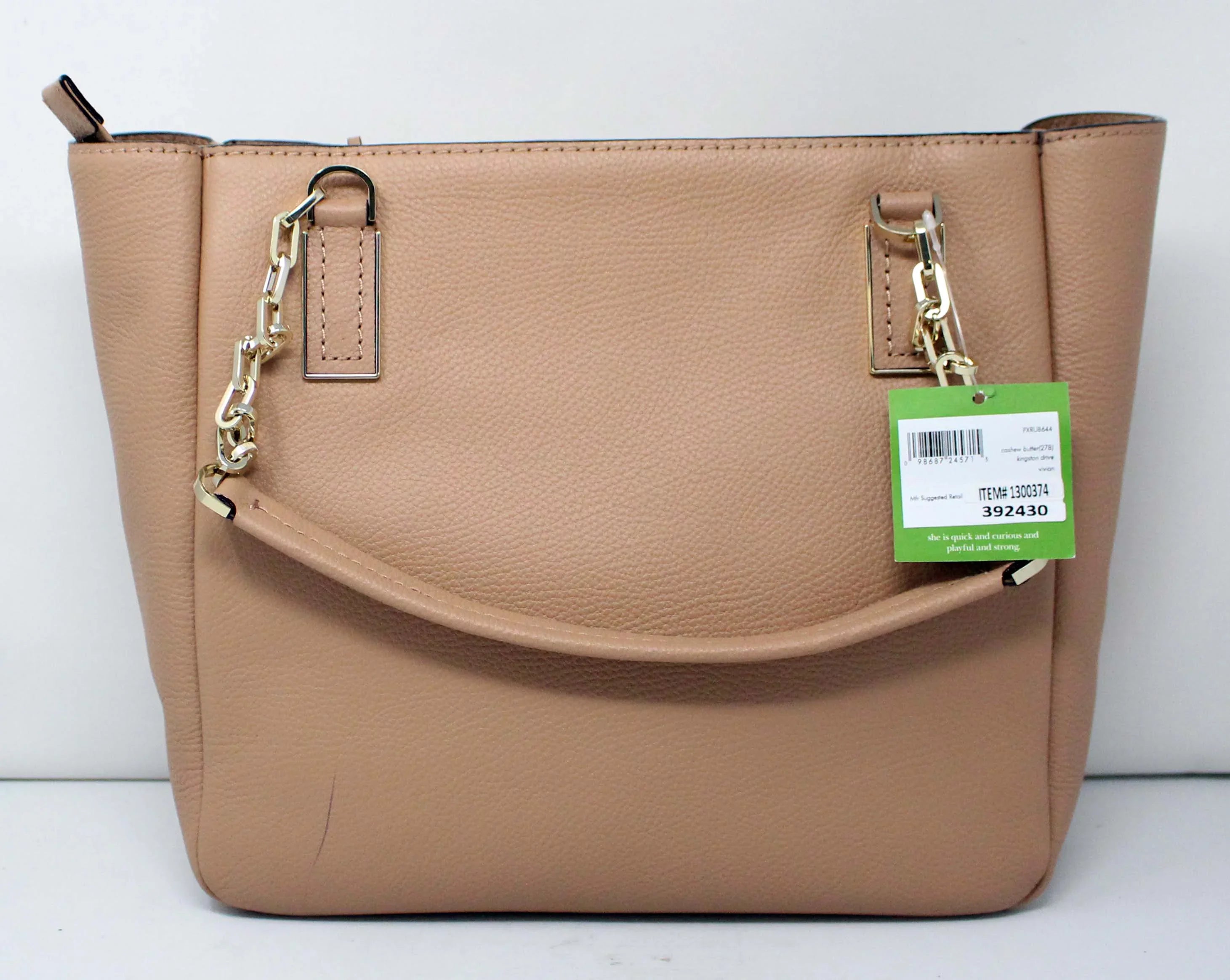 Kate Spade Women's Kingston Drive Vivian Handbag Cashew Butter