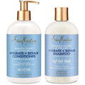SheaMoisture Hydrate & Repair For Damaged Hair Manuka Honey & Yogurt Shea Butter Shampoo and Conditioner 13oz