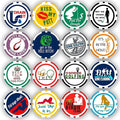 Golf Ball Marker Poker Chip Collection, 11.5 Gram Chips