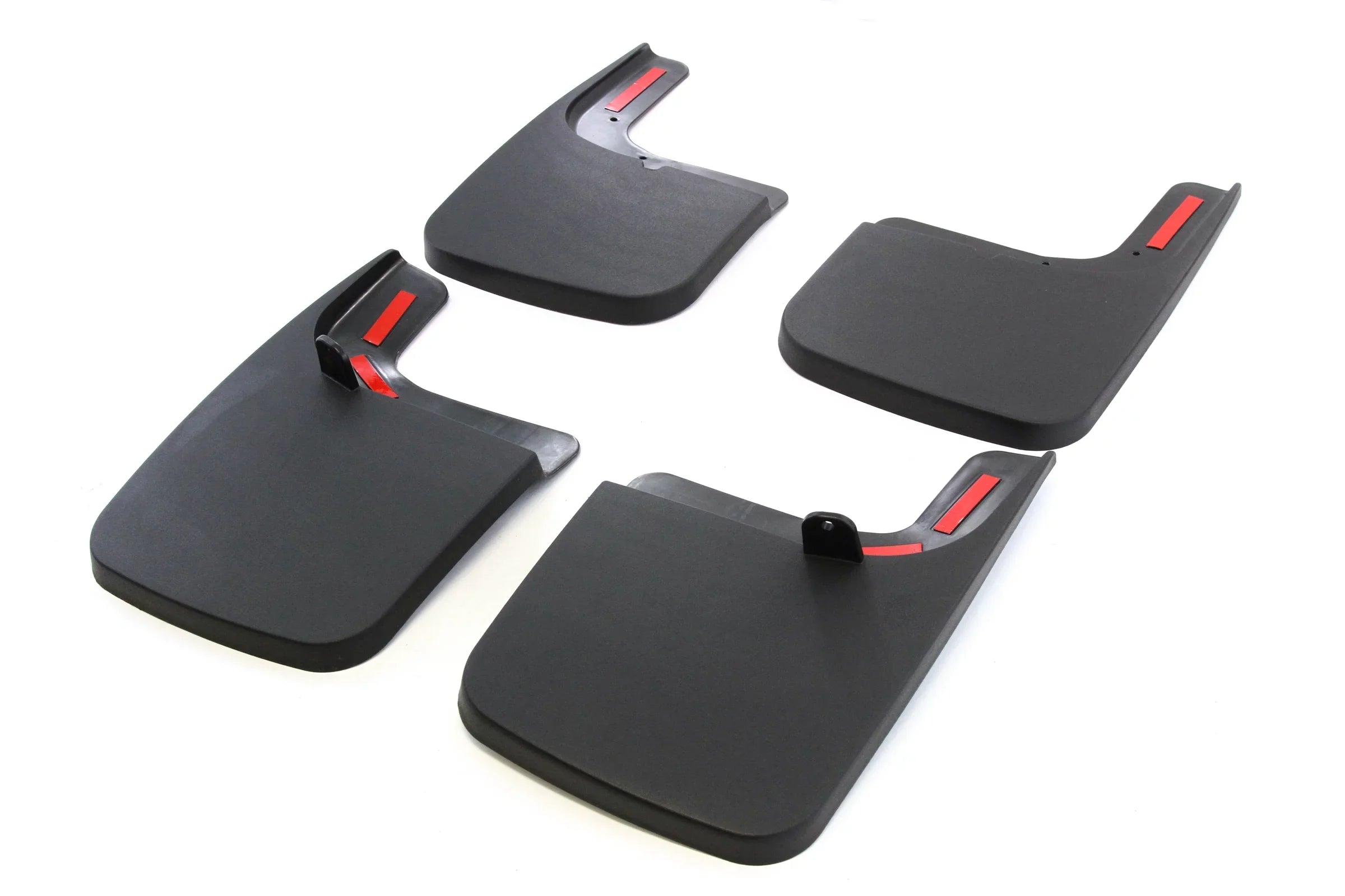 Red Hound Auto Compatible with Ford (2017-2020 F-250 F-350 Super Duty) Mud Flaps Splash Guards Front and Rear Molded 4pc Full Set (for Vehicles with  Fender Flares/Trim)