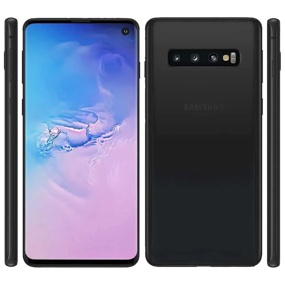 Pre-Owned Samsung Galaxy S10 G973U (T-Mobile Only) 128GB Prism Black -Cell Phones (Refurbished: Good)