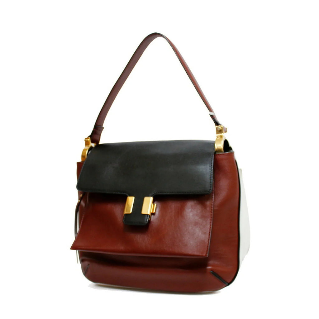 Pre-Owned Chloé Chloe Shoulder Bag Brown Women's Leather (Good)
