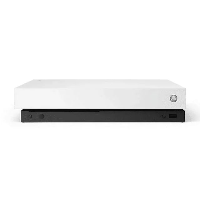 Microsoft Xbox One X 1TB, 4K Ultra  White Console Only with Headset   Bundle Used