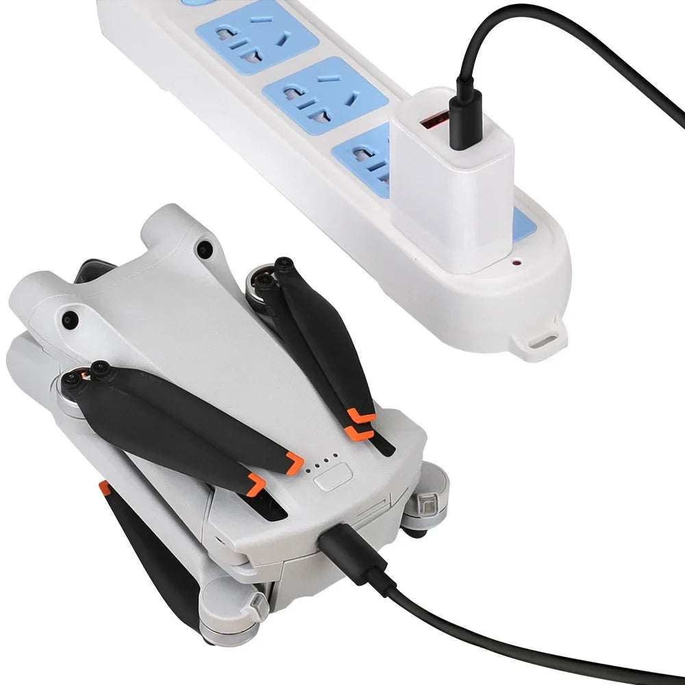 30W  Charger with Type-C Cable Dual-Port Charging for  Mini 2/Mini 3 Pro Charging Parts