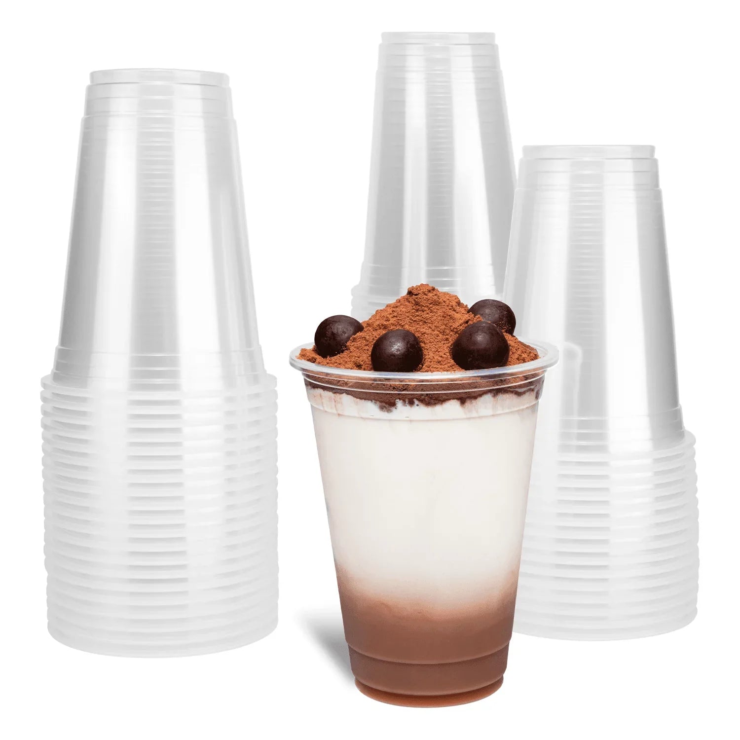 Karat C1011 Translucent U-  Modern Cups 16 oz 500 cc (95mm), 2000 Pcs