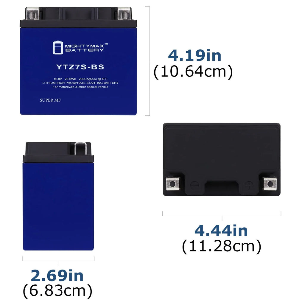 YTZ7S Lithium Battery Replacement for Yamaha 4TP-82100-10-00