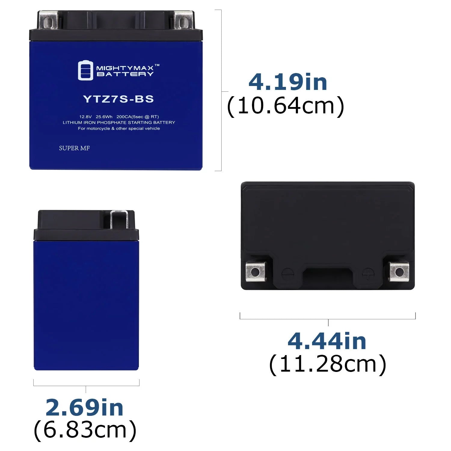 YTZ7S Lithium Battery Replacement for Yamaha 4TP-82100-10-00