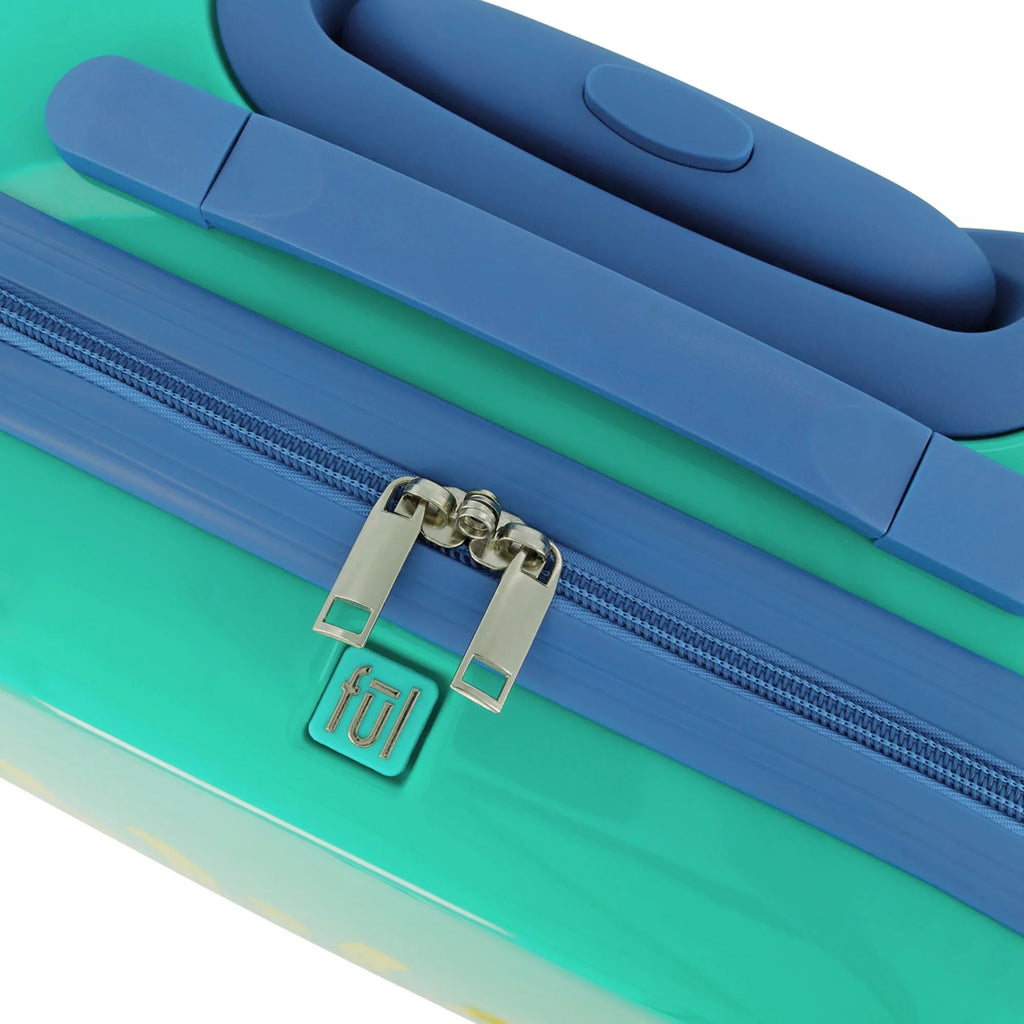 Minions 21 Inch Kids Rolling Luggage, Hardshell Carry On Suitcase with Spinner Wheels, Teal