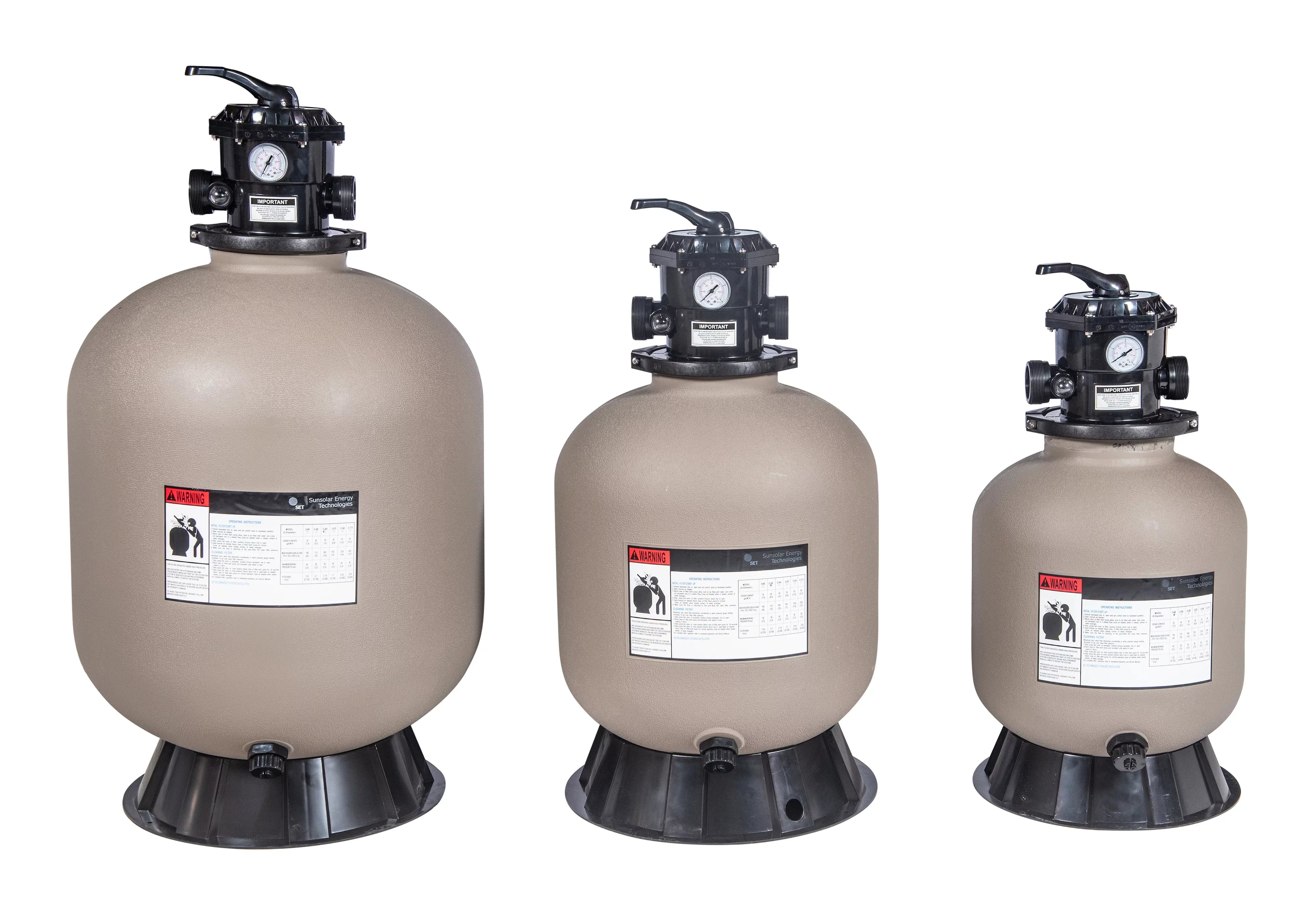 Sand Filter for Above-Ground Swimming Pool - 24 inch diameter