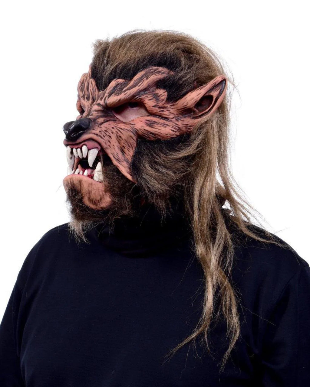 '- Lone Wolf Latex Mask - Standard