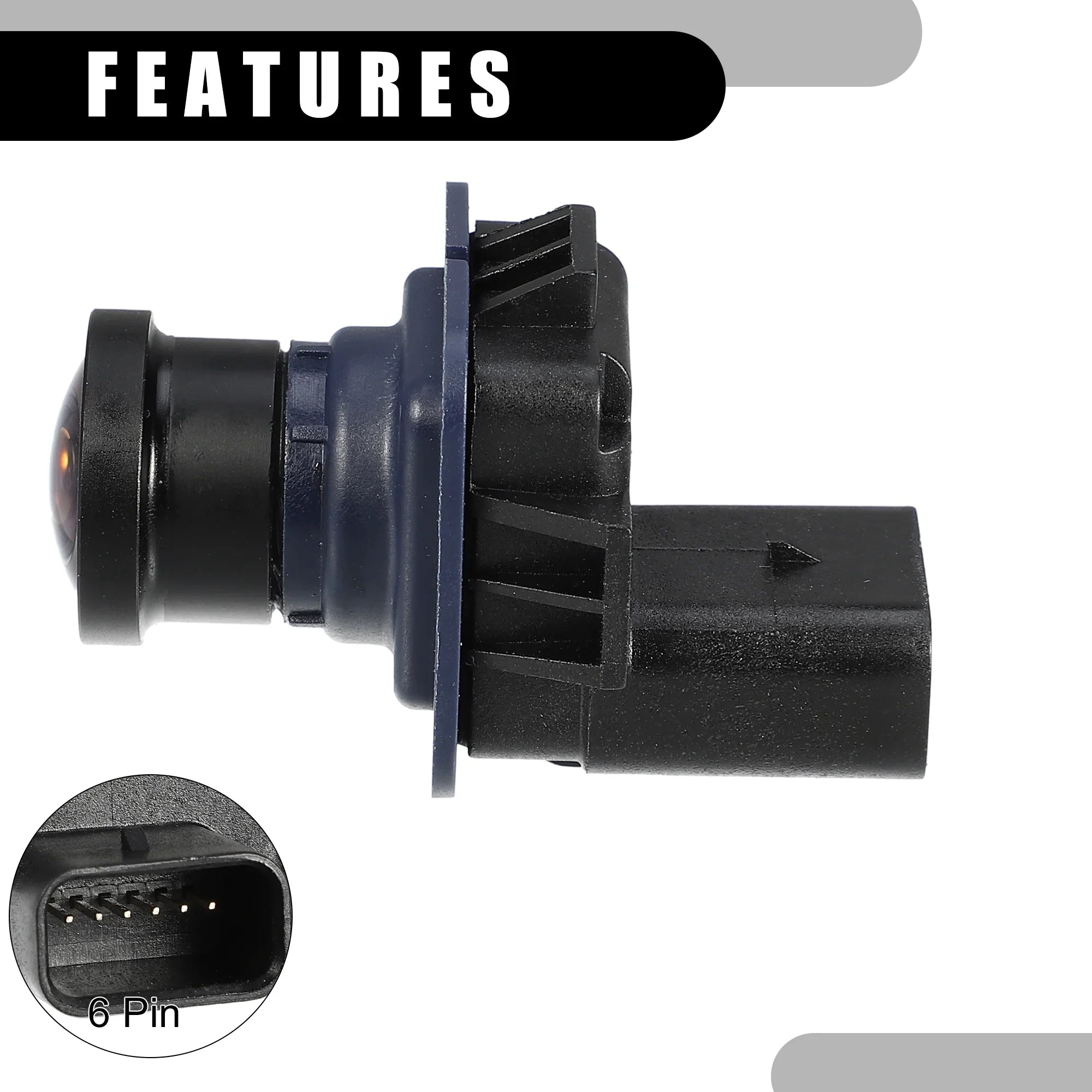 Car Rear View Back Up Camera No.EB3T19G490BB for Ford F-150 2011-2014 Plastic Black
