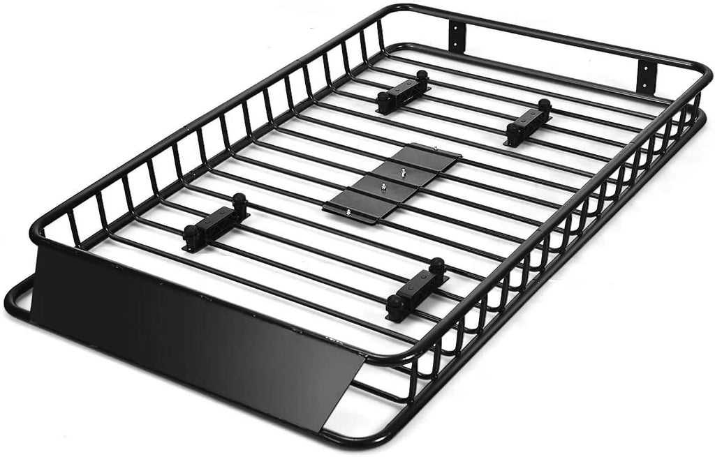 64" x 39”x 6” Roof Rack Cargo Basket with Extension, Universal Rooftop Cargo Carrier with 150lb Capacity, Car Top Luggage Holder Carrier for , Truck