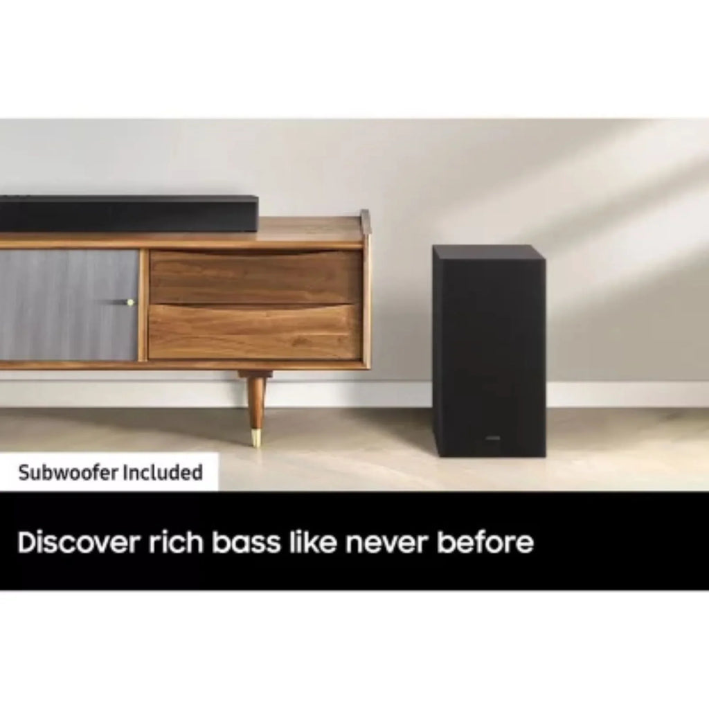 Restored Samsung HWA58C/ 5.1 Channel Soundbar With Rear Surround Sound Speakers, Black (Refurbished)