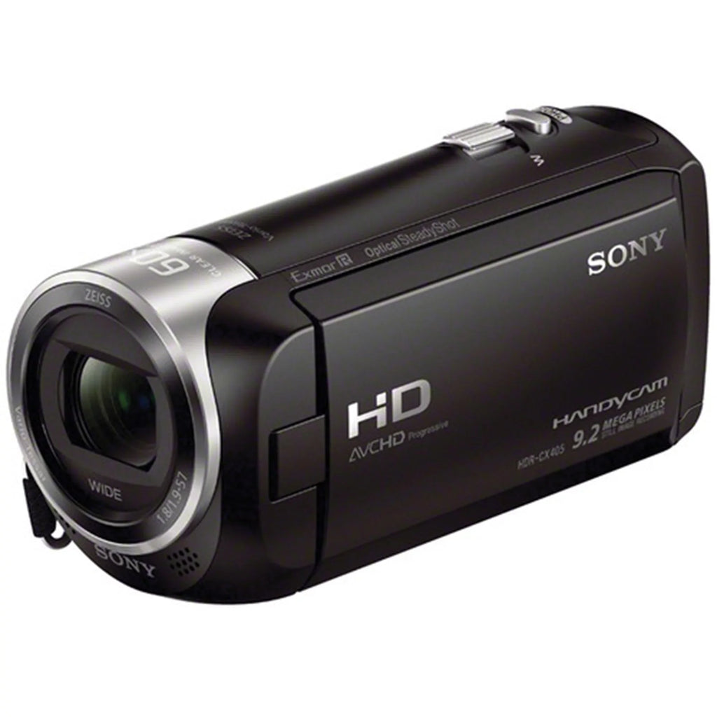 Sony -CX405  Handycam Camcorder Video Recording with Tripod + Cleaning Pen + ZeeTech Accessory Bundle