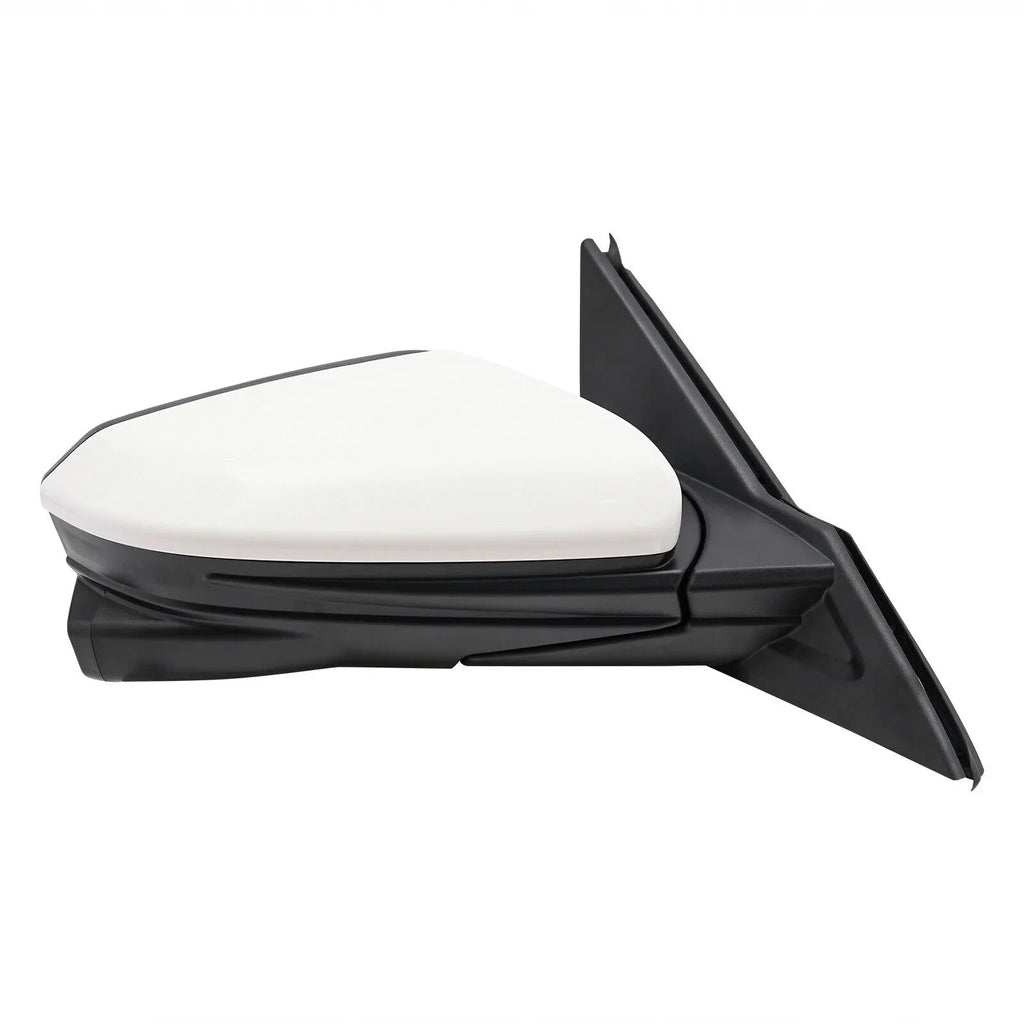 Right Side Mirror Power Heated View Camera Fit 2016-2020 Honda Civic Sedan White