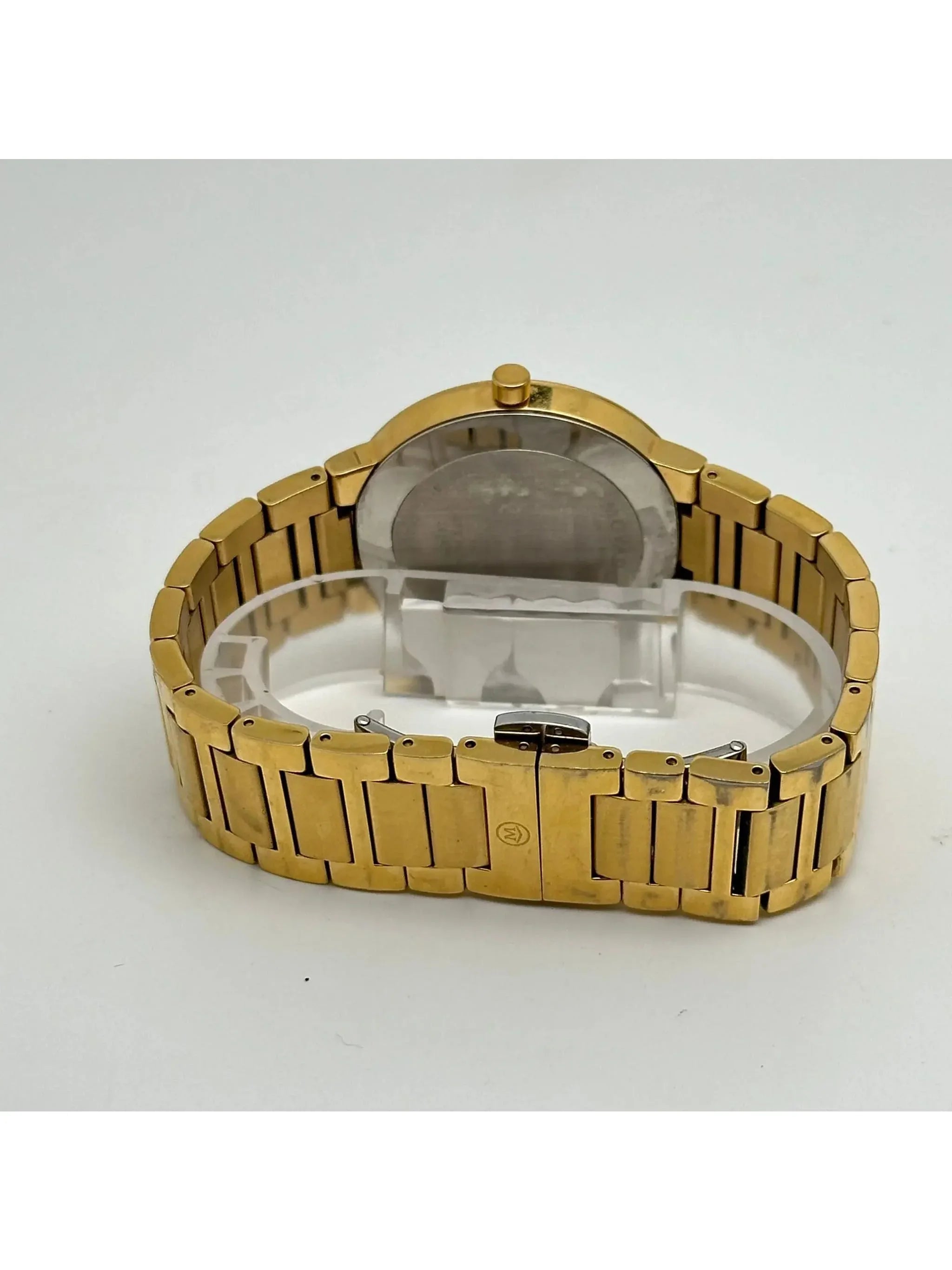 Pre-owned Movado Modern Classic Steel Mens Quartz Watch 607121 (Good)