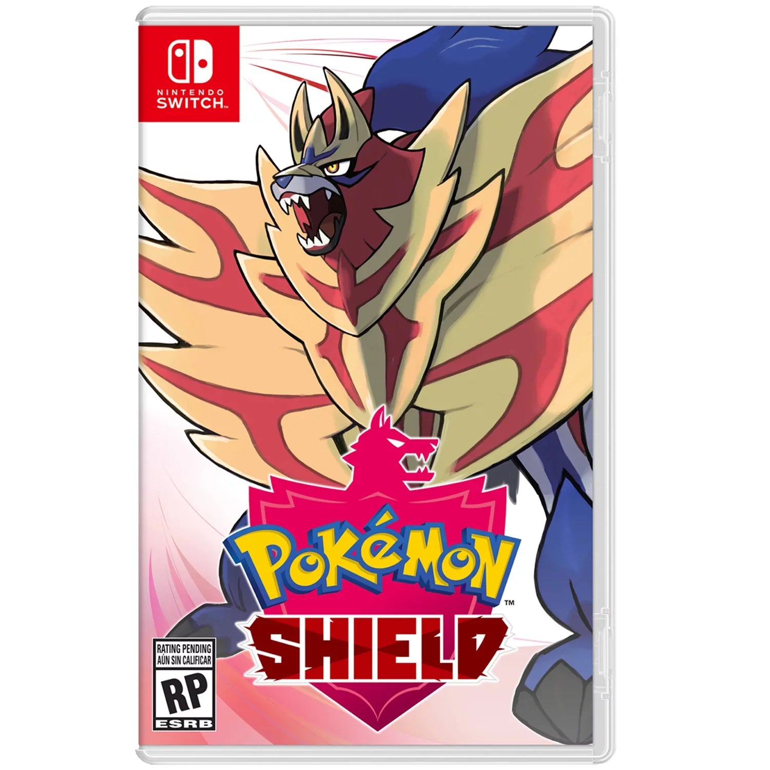 Nintendo Switch Lite (Blue) Gaming Console Bundle with Pokemon Shield
