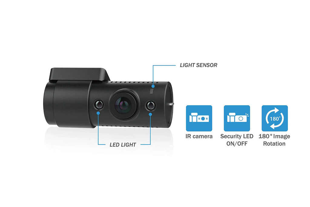 BlackVue DR590X-2CH  with 32GB microSD Card | Full  Wi-Fi Dashcam | Interior Infrared () Rear Camera | Taxi Dashcam