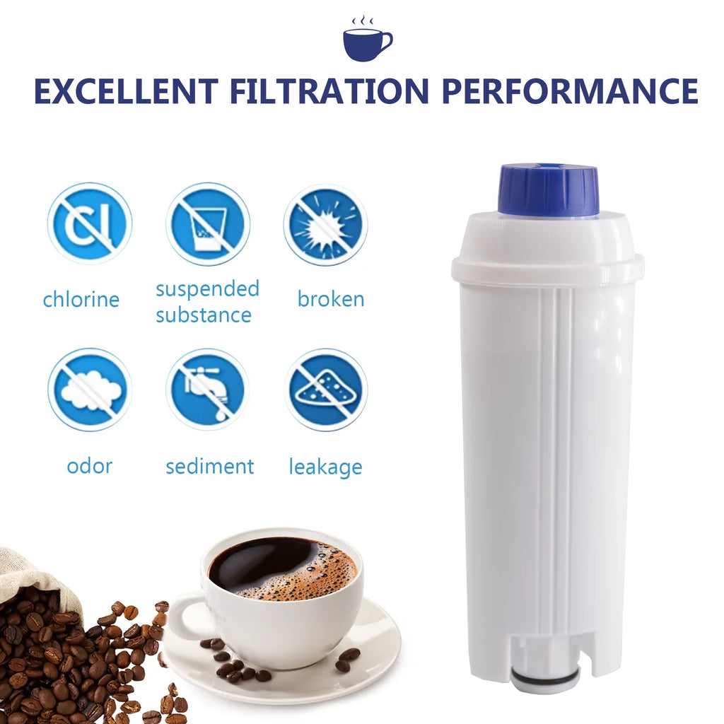 4Pcs Coffee Replacement Filter Cartridge Replacement Filter Coffee Filter Compatible with Delonghi  C002 Maker Machine Coffee Machine Accessory Filter for Coffee Maker