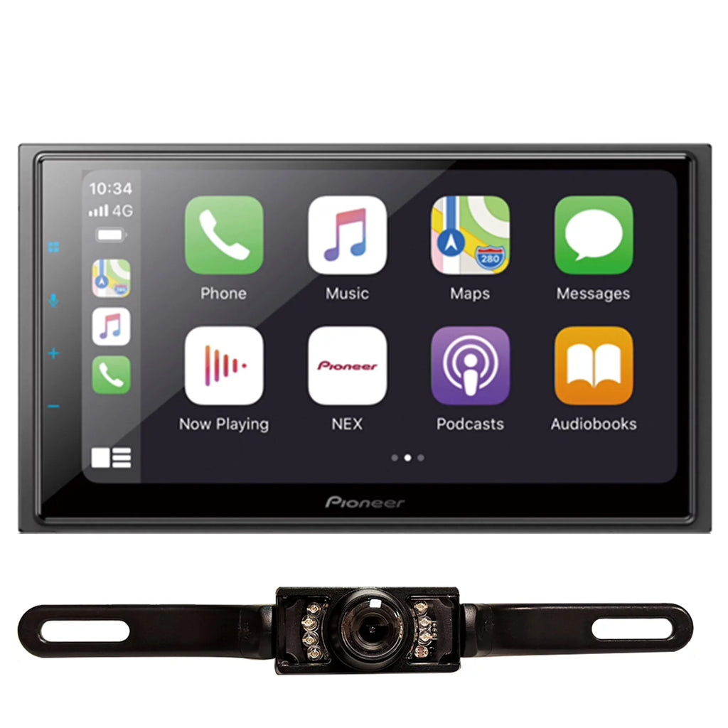 New Pioneer -W4660NEX 6.8" Mechless Digital Media Receiver & License Plate Cam