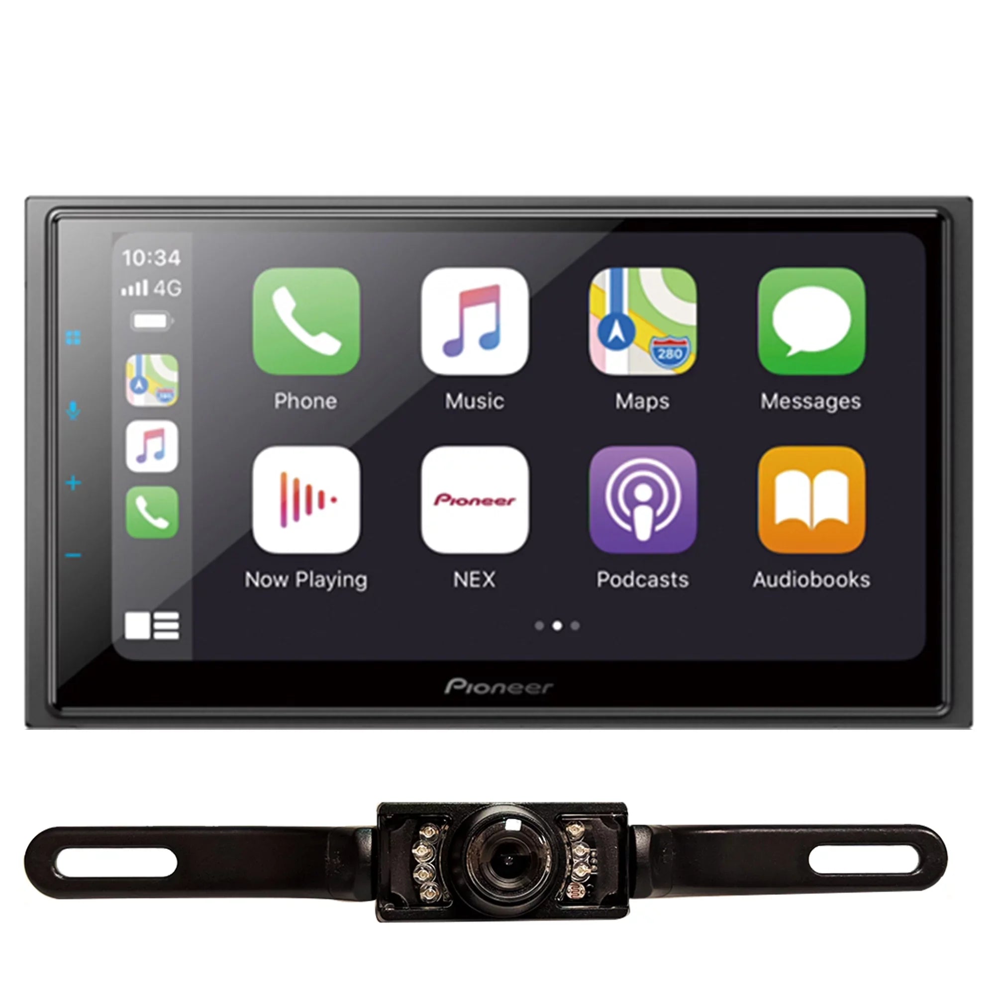 New Pioneer -W4660NEX 6.8" Mechless Digital Media Receiver & License Plate Cam