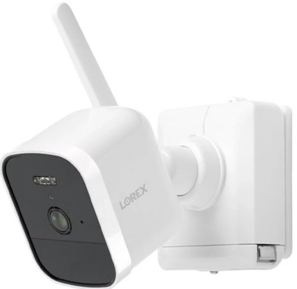 Lorex 4K  System with Four (4) Battery-Operated Cameras (White)
