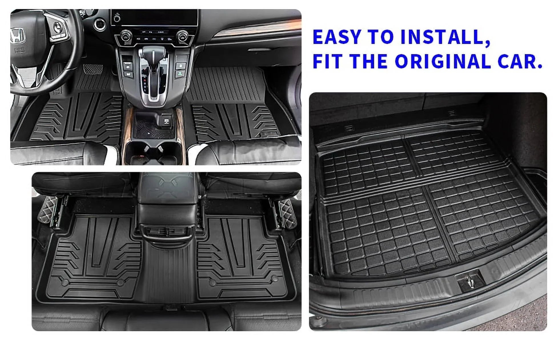 Fit 2017-2022 Honda  Fuel Floor Mats Cargo Liner 2021 -V Accessories (Trunk Mats + Floor Mats)