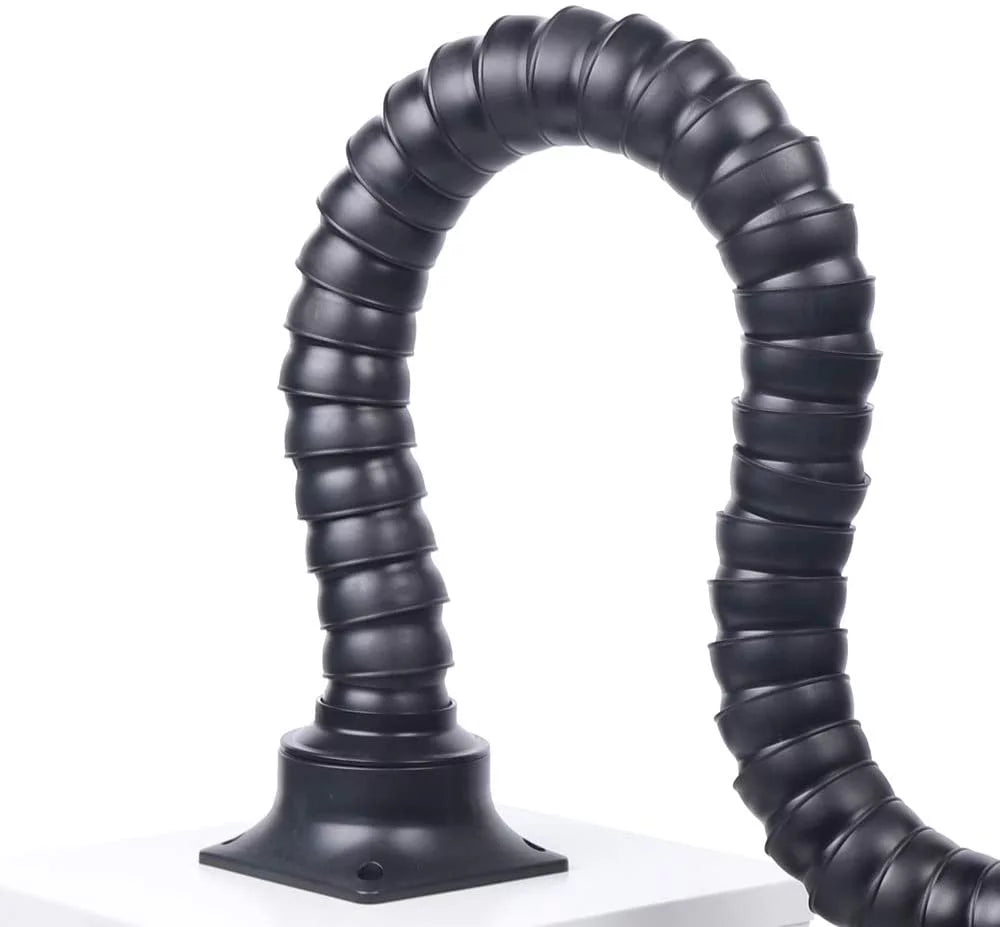 Fetcoi Fume Extractor With Hose, 3-Layer Filter Smoke & Air Purifier Singel-Head 360° Rotatable