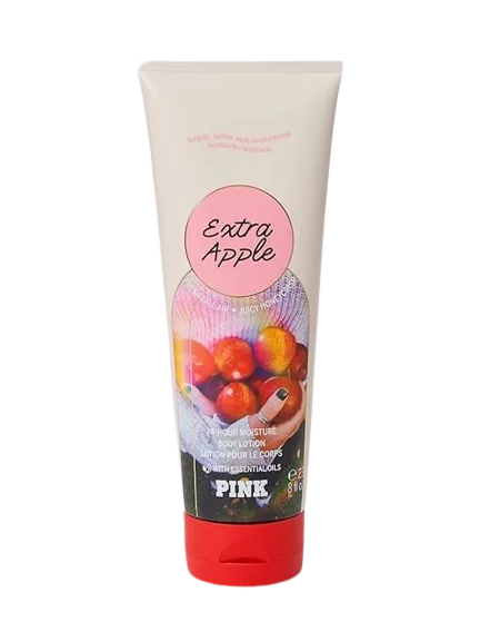 Victoria's Secret Pink Extra Apple Body Lotion 8 oz (Pack Of 2)