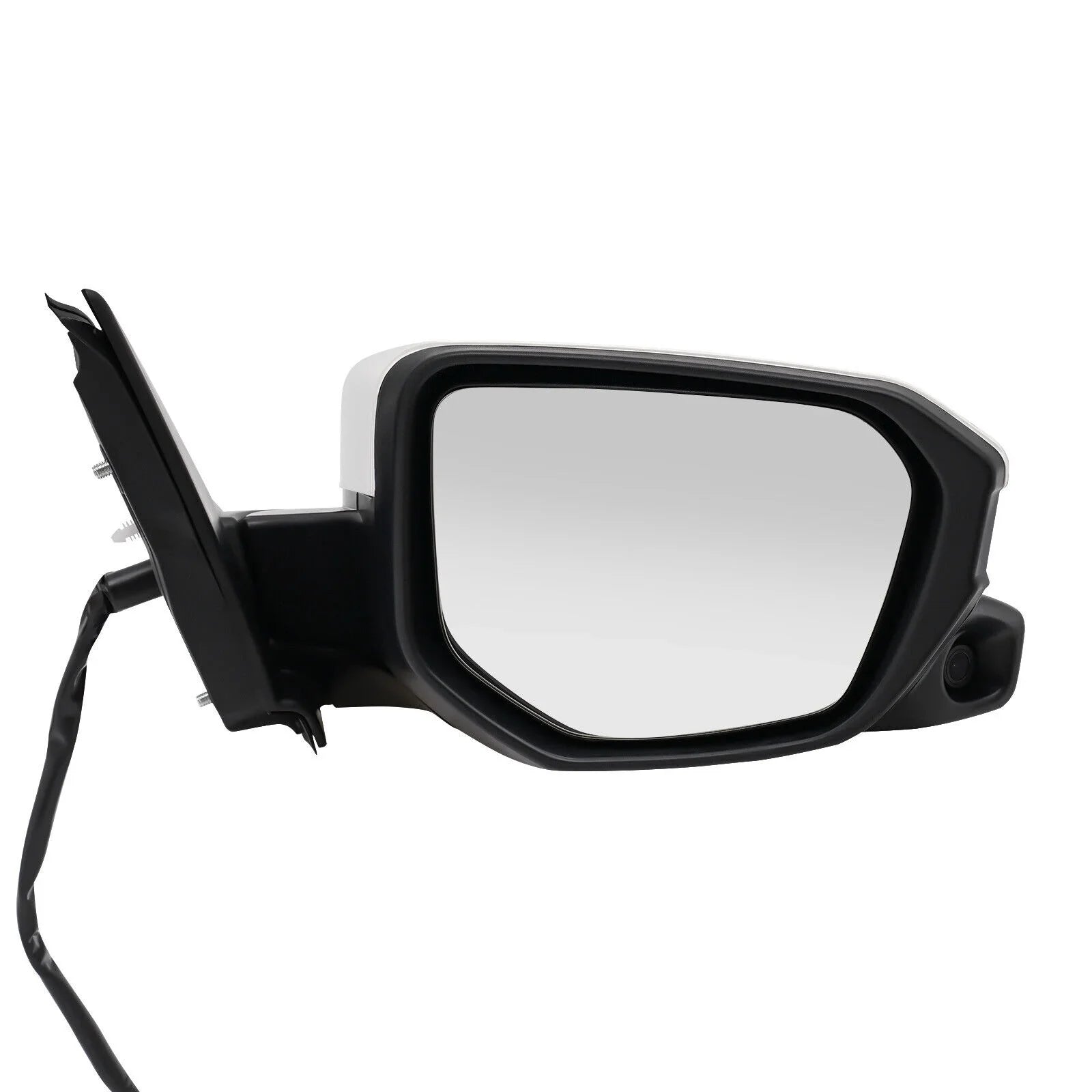 Right Side Mirror Power Heated View Camera Fit 2016-2020 Honda Civic Sedan White