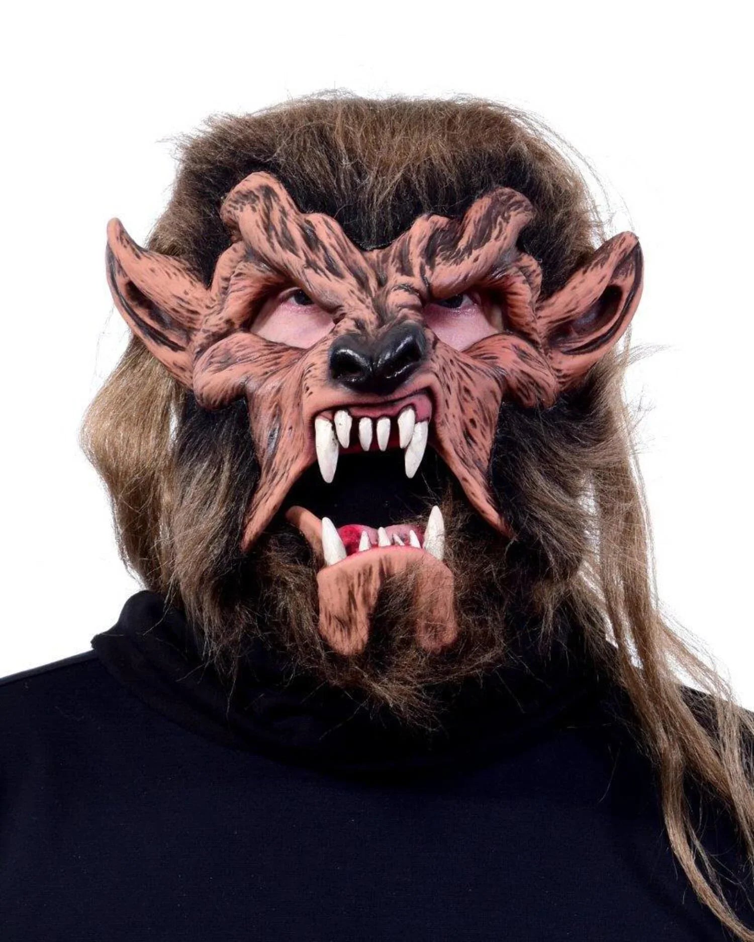 '- Lone Wolf Latex Mask - Standard