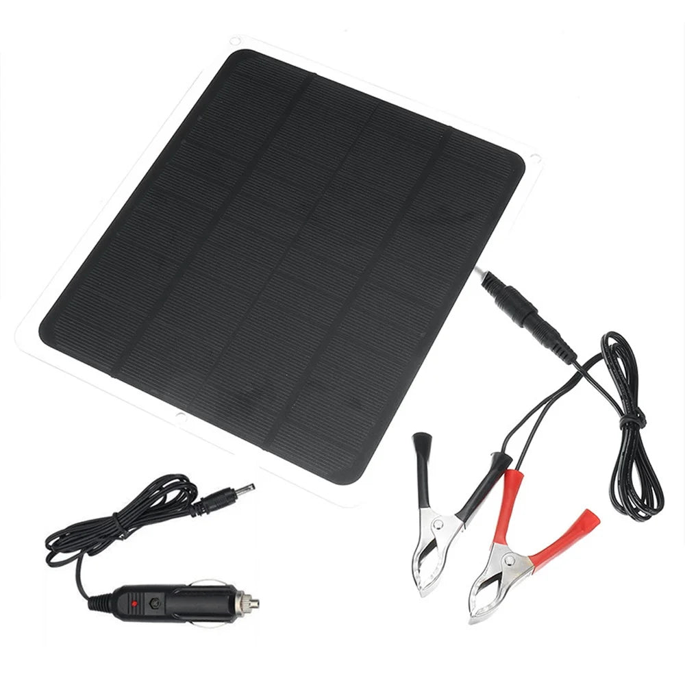 moobody 20W Removable Solar Panel, Portable Solar Power Recharger for Camping Hiking Car Light Fan