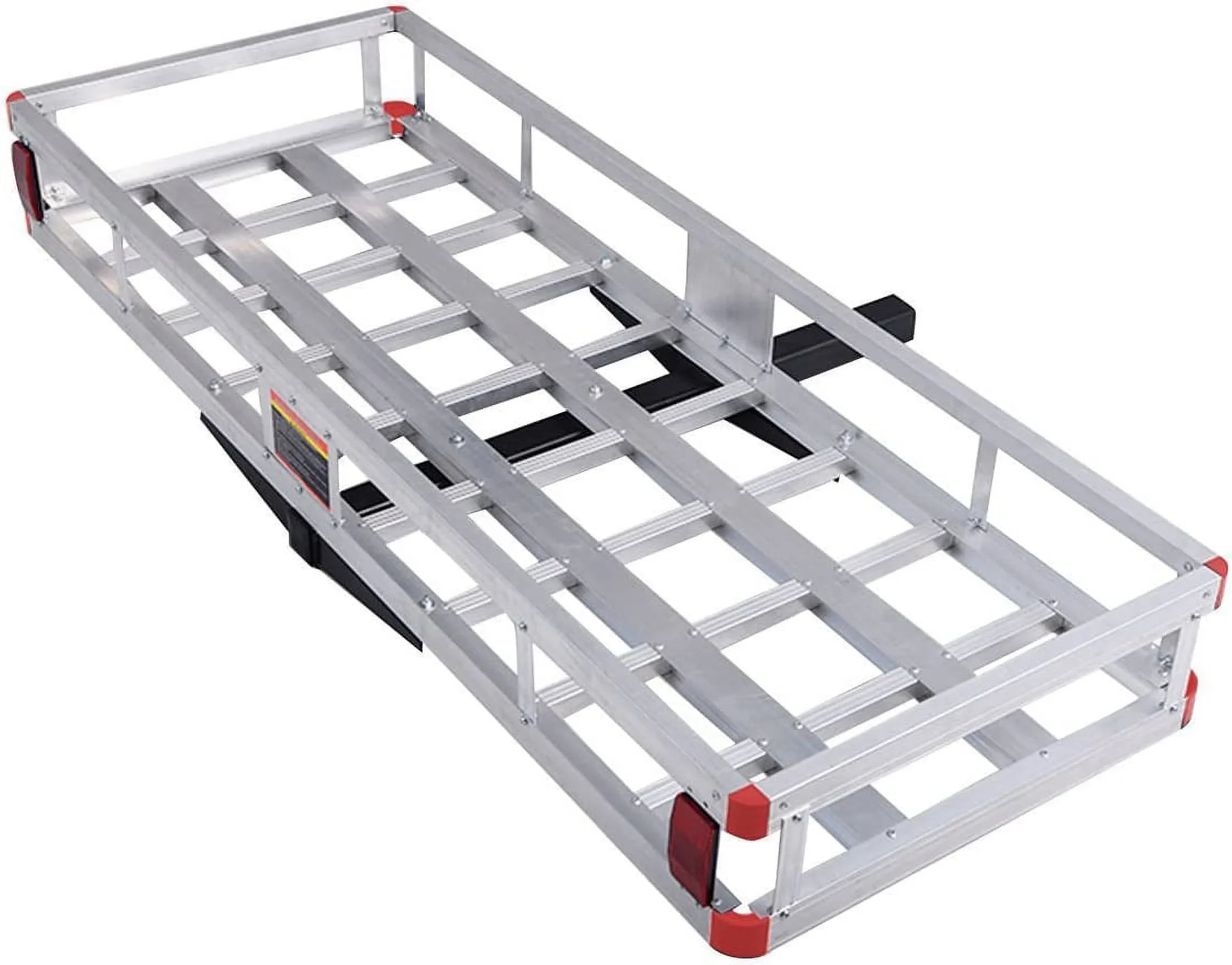 Hitch Cargo Carrier Fits 2” Receiver, 60” x 22” x 7” Mount Luggage Rack, Aluminum Trailer Vehicle Cargo Basket for , Truck, Car, 500LBS Capacity