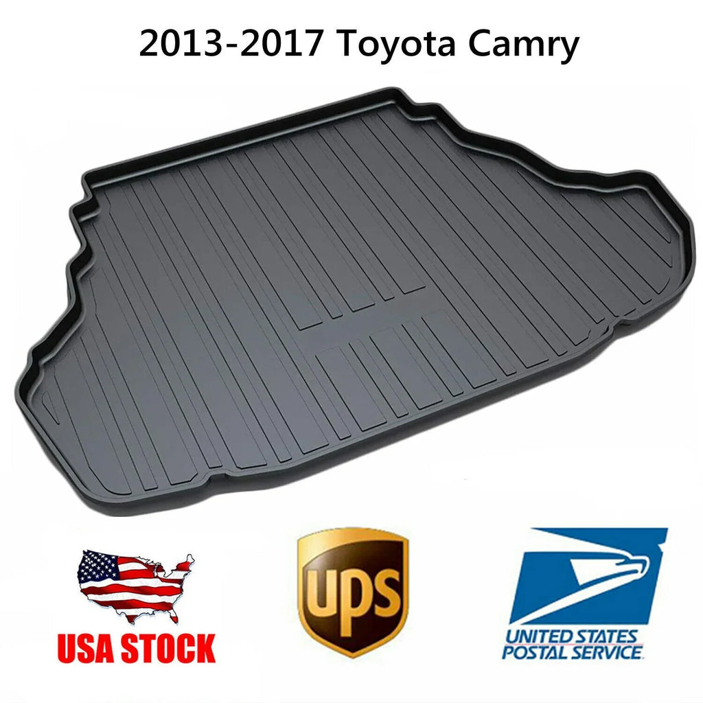 Trunk Liner  Cargo Mats for 2013-2017 Toyota Camry Easy to Clean Carpets