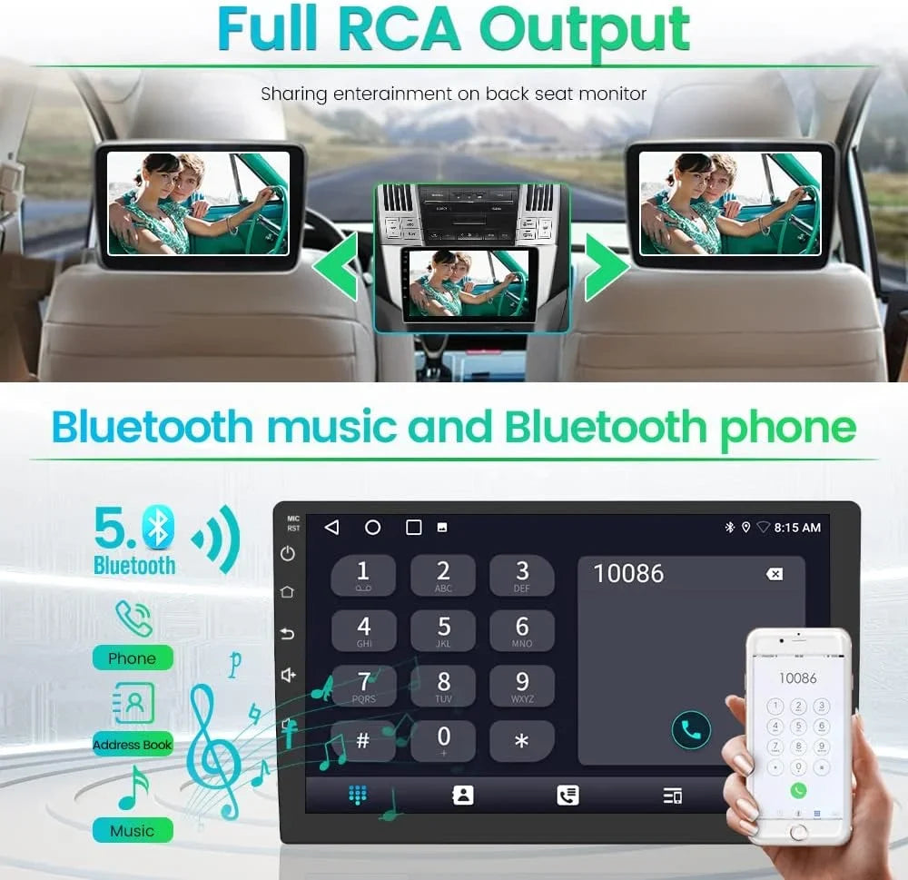Car Stereo for Lexus Toyota Harrier Lexus RX300 RX330 RX350 RX400H 2003-2009,Android 12 Car Radio 2GB + 32GB with //WiFi/, Support /Wired Carplay Android Auto