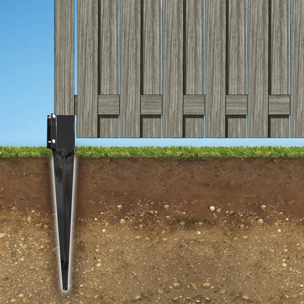 Pylex 13014 Ecospike Ground Spike, Black (10 Pack)