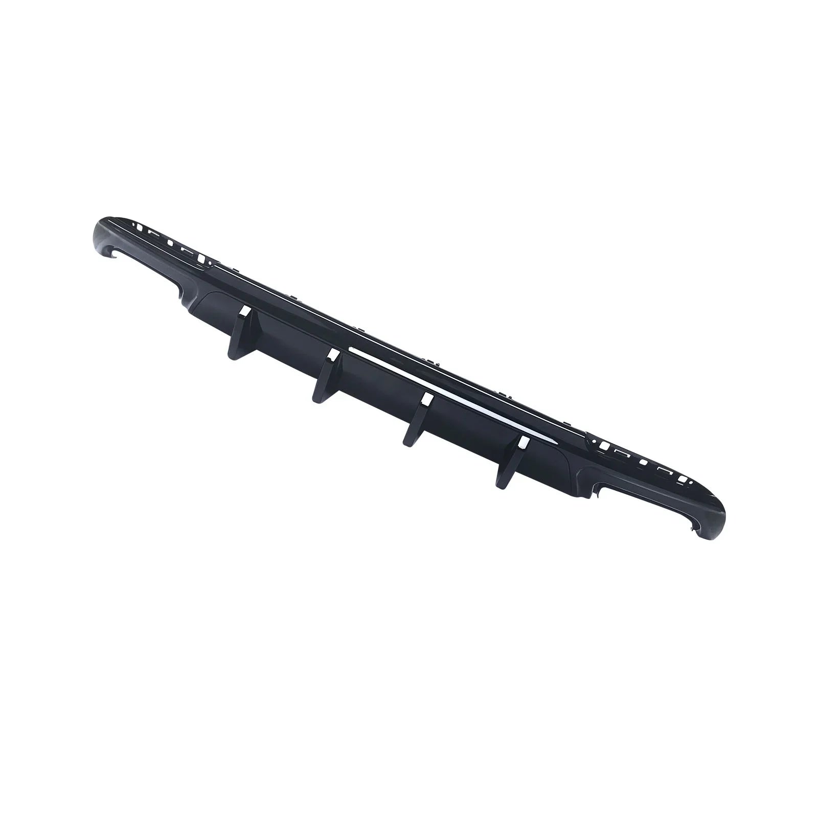 Rear Diffuser for 2015-2022 Chrysler 300  Back Lip Gloss Black Square Exhaust